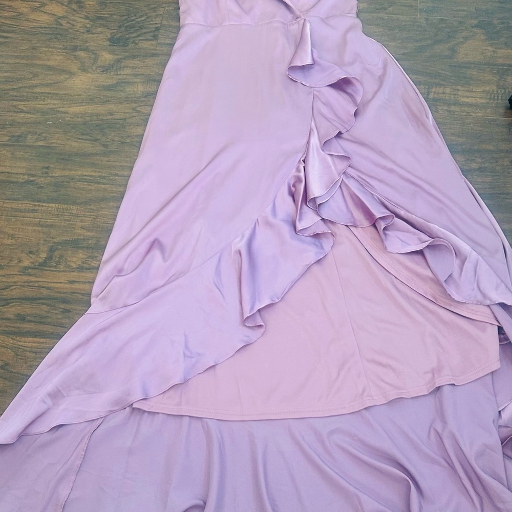 Chi Chi London Lilac High Low Dress